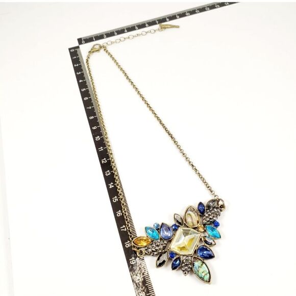 Brand New Top Fashion Blue Stone Necklace - Picture 2 of 5